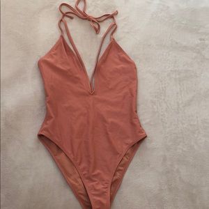 One piece bathing suit